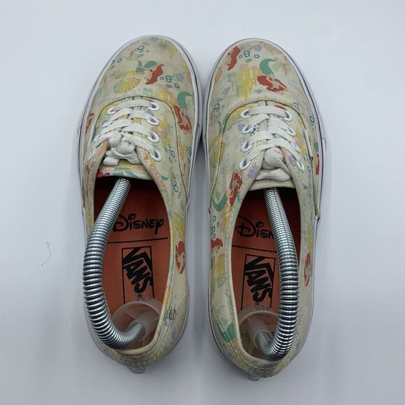 RARE Vans x Disney Little Mermaid Authentic Sneakers Limited Edition Women's 7 - Picture 5 of 8